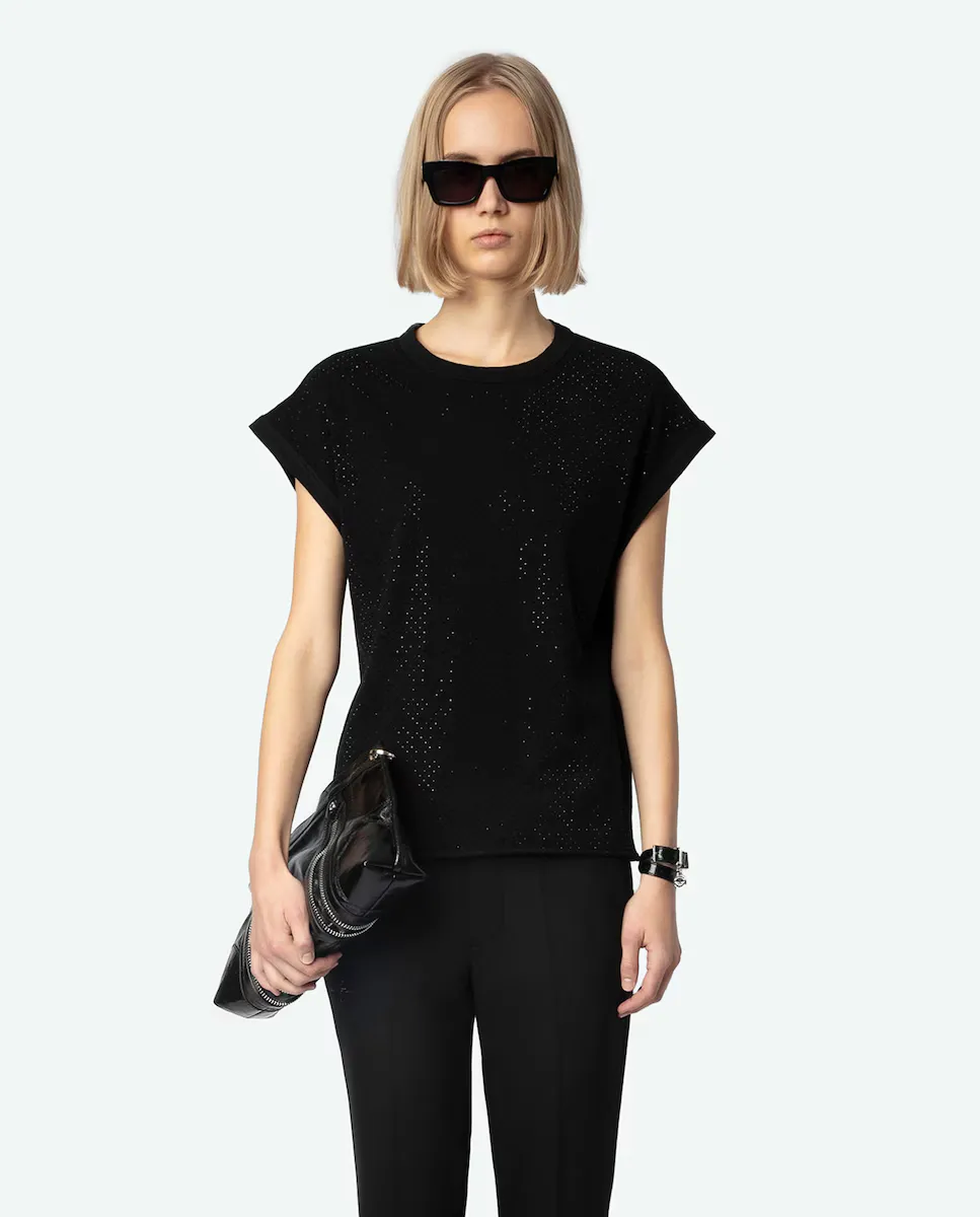 Женская футболка без рукавов Cecilia со стразами Zadig & Voltaire, черный
Женская футболка без рукавов Cecilia со стразами Zadig & Voltaire, черный