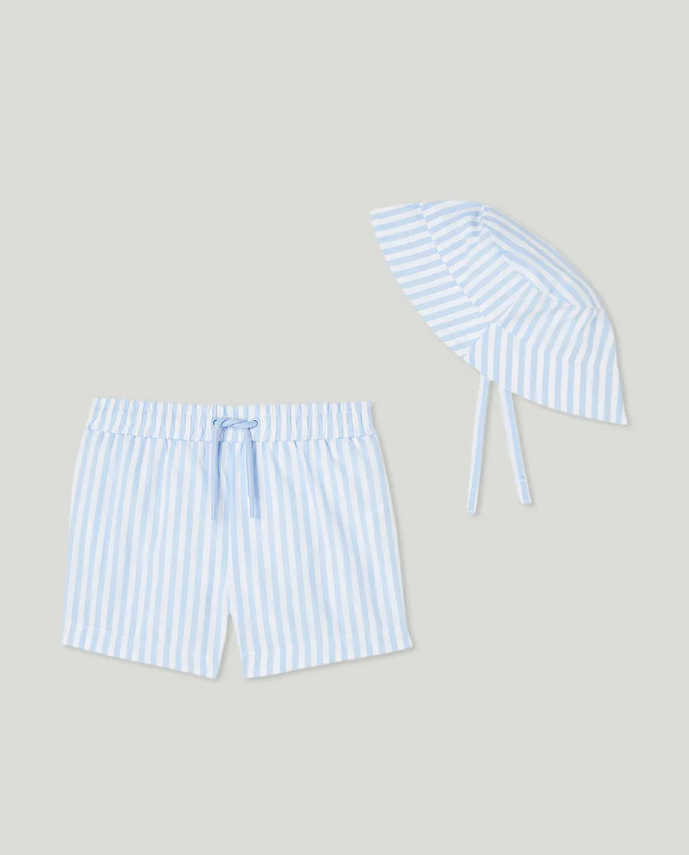 Комплект для мальчика в полоску Baby El Corte Inglés, синий
Комплект для мальчика в полоску Baby El Corte Inglés, синий