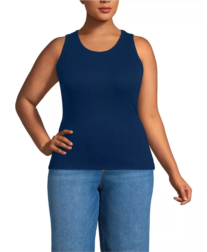 Топ с драпировкой и облегающим лифом больших размеров Lands' End, синий
Топ с драпировкой и облегающим лифом больших размеров Lands' End, синий