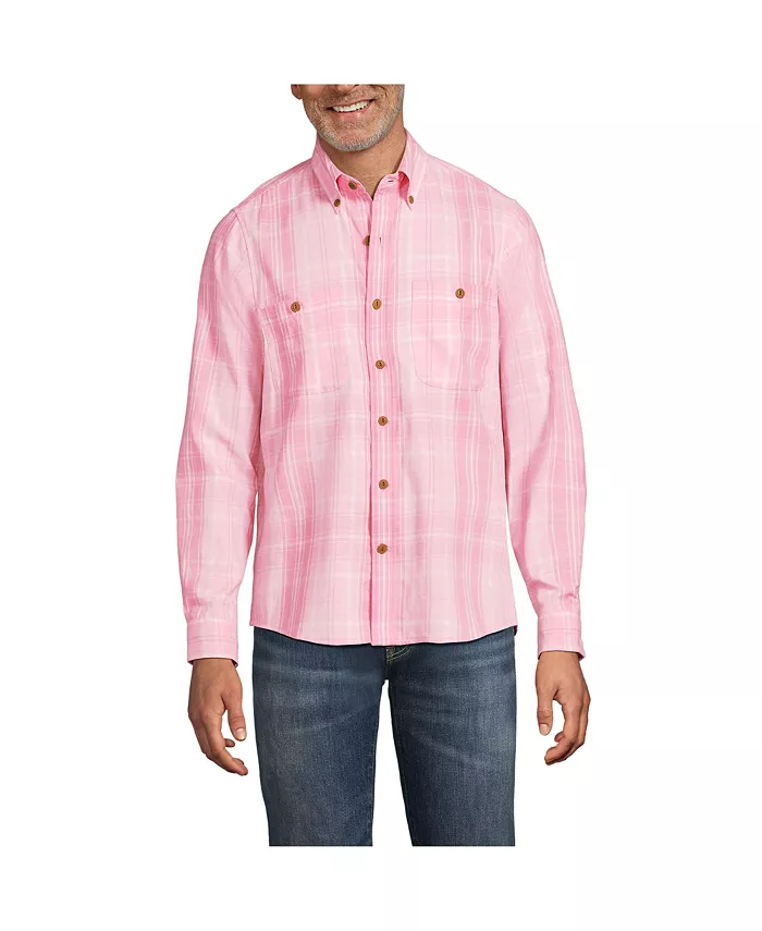 Мужская легкая фланелевая рубашка Coastal Lands' End, розовый
Мужская легкая фланелевая рубашка Coastal Lands' End, розовый