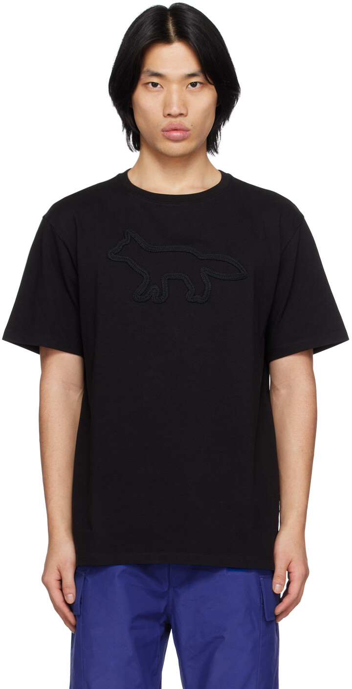 Черная футболка Contour Fox Maison Kitsuné, Черный, Черная футболка Contour Fox Maison Kitsuné
Черная футболка Contour Fox Maison Kitsuné, Черный, Черная футболка Contour Fox Maison Kitsuné