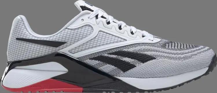 Кроссовки nano x2 'white black vector red' Reebok, белый 
Кроссовки nano x2 'white black vector red' Reebok, белый