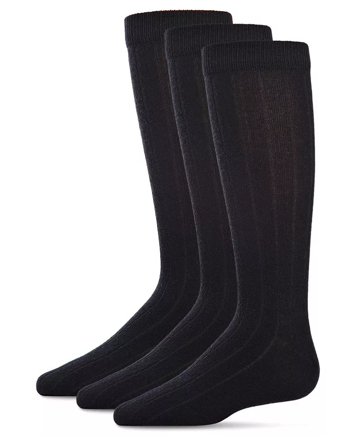 Мальчиковые 3 пары базовых ребристых носков из хлопковой смеси Crew MeMoi, черный
Мальчиковые 3 пары базовых ребристых носков из хлопковой смеси Crew MeMoi, черный