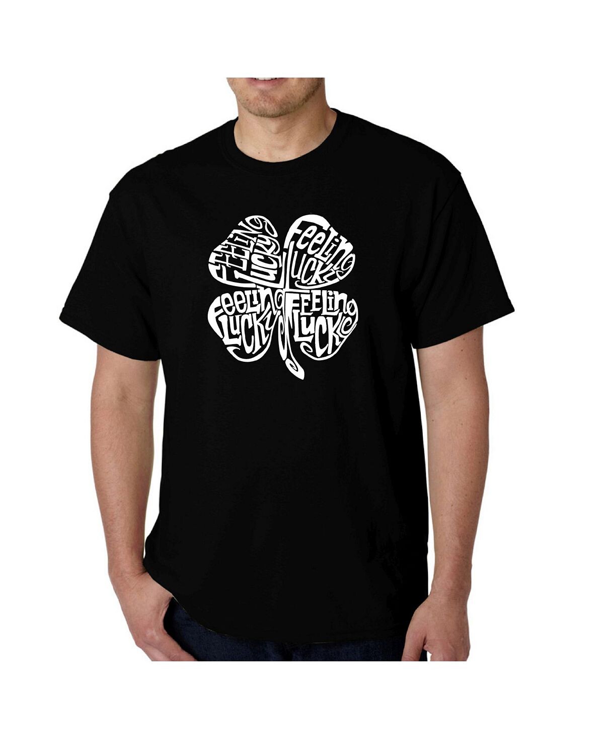 Мужская футболка word art - feeling lucky LA Pop Art, серый
Мужская футболка word art - feeling lucky LA Pop Art, серый