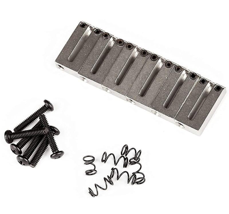 Седла Fender American Series '86-'07 Stratocaster Bridge, набор из 6 шт., матовый хром 0990840000
Седла Fender American Series '86-'07 Stratocaster Bridge, набор из 6 шт., матовый хром 0990840000