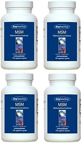 Набор добавок МСМ Allergy Research Group, 4 упаковки, 150 таблеток
Набор добавок МСМ Allergy Research Group, 4 упаковки, 150 таблеток