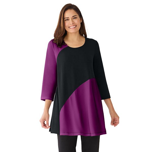 Туника с цветными блоками Plus size Woman Within, Plum Purple Black, Черный, Туника с цветными блоками Plus size Woman Within, Plum Purple Black
Туника с цветными блоками Plus size Woman Within, Plum Purple Black, Черный, Туника с цветными блоками Plus size Woman Within, Plum Purple Black