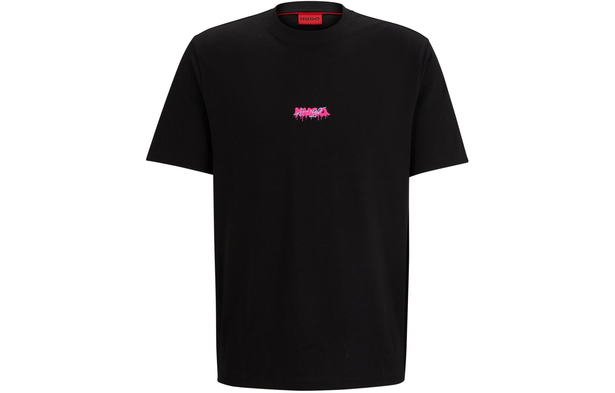 Хлопковая футболка с принтом логотипа HUGO BOSS, черный
Хлопковая футболка с принтом логотипа HUGO BOSS, черный