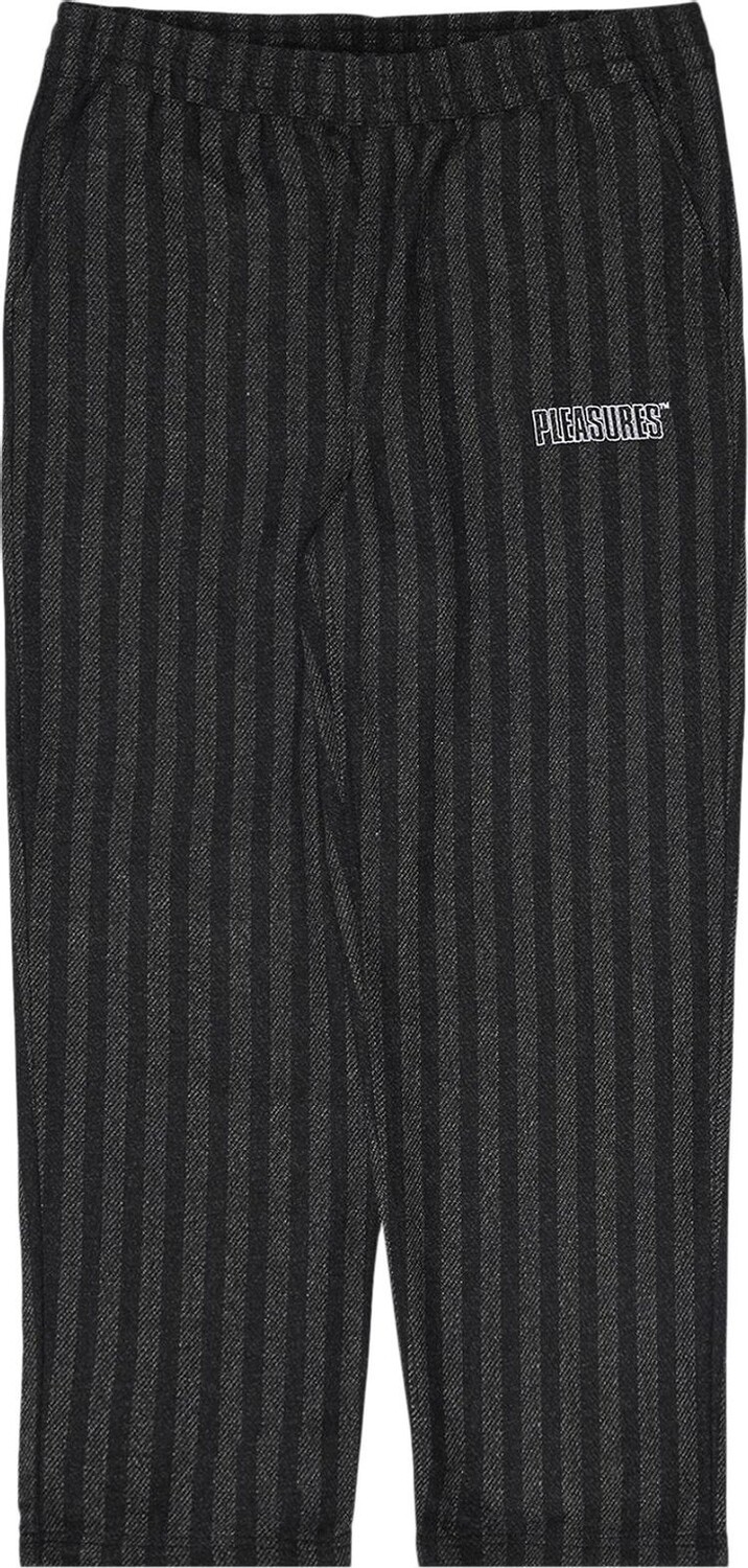 Брюки Pleasures Control Striped Easy Pant 'Black', черный 
Брюки Pleasures Control Striped Easy Pant 'Black', черный