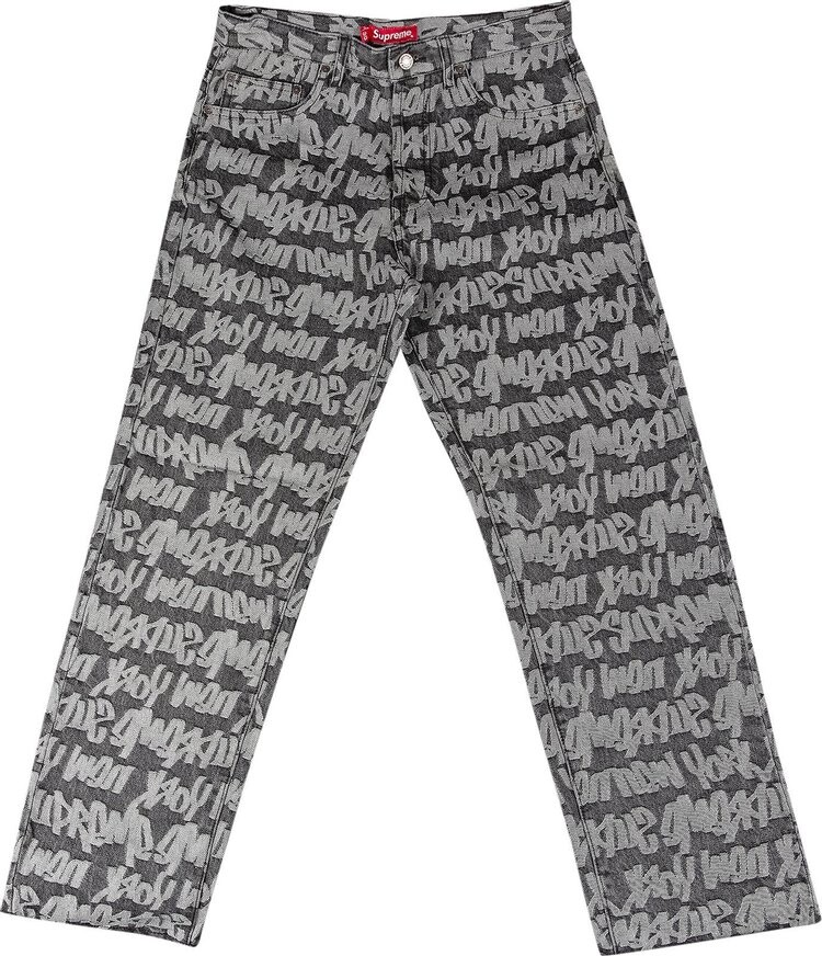 Джинсы Supreme Fat Tip Jacquard Regular Jean 'Black', черный
Джинсы Supreme Fat Tip Jacquard Regular Jean 'Black', черный