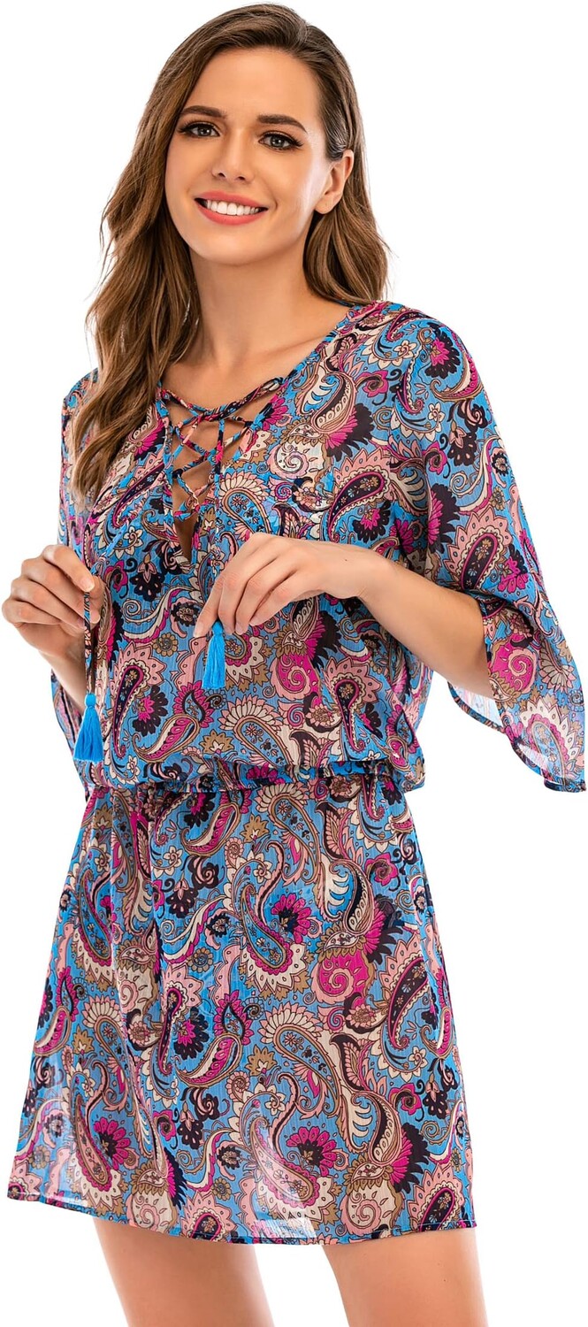 Пляжное платье Lucky Brand Poolside Charm Chiffon Dress Cover-Up, разноцветный
Пляжное платье Lucky Brand Poolside Charm Chiffon Dress Cover-Up, разноцветный