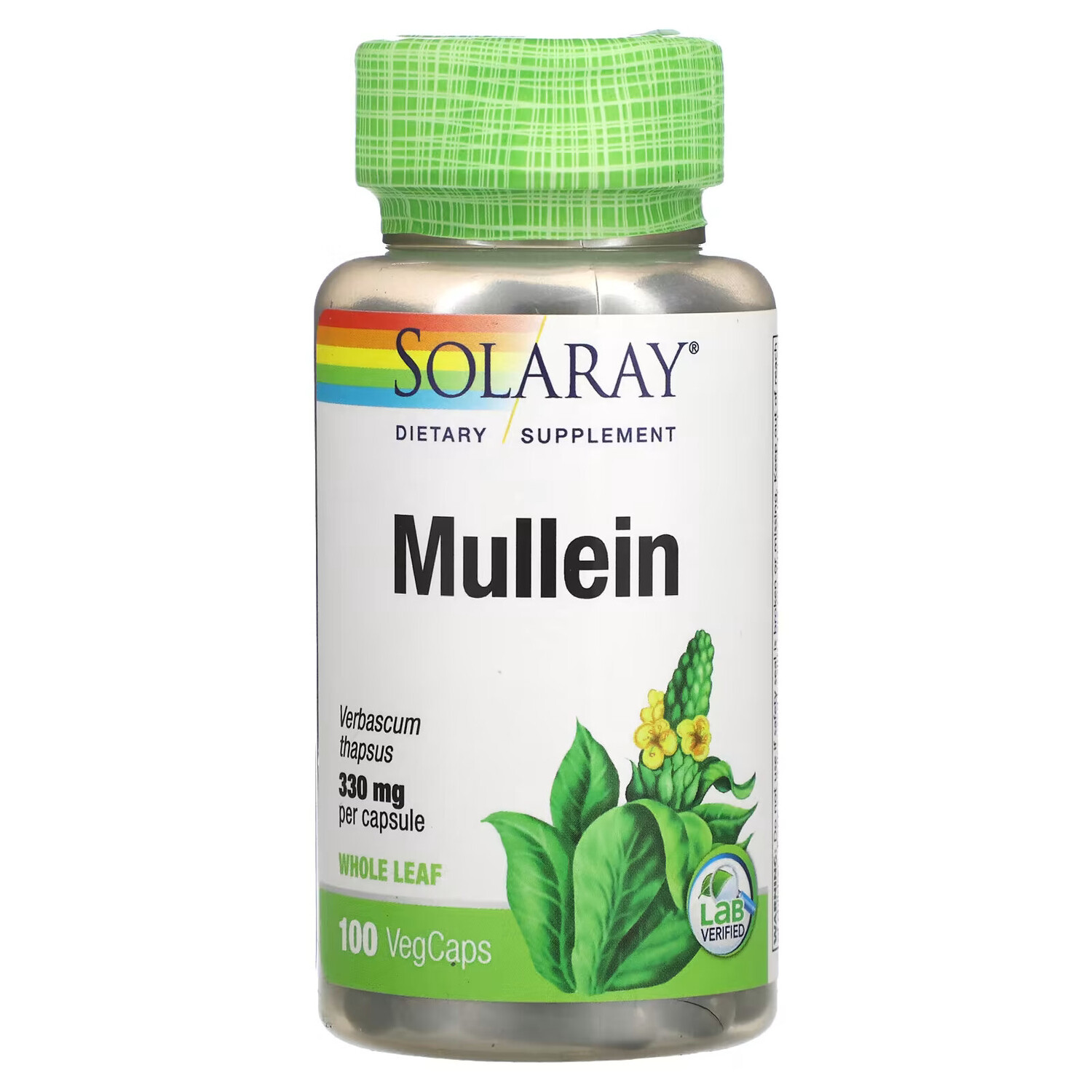 Solaray, коровяк, 330 мг, 100 капсул VegCap
Solaray, коровяк, 330 мг, 100 капсул VegCap