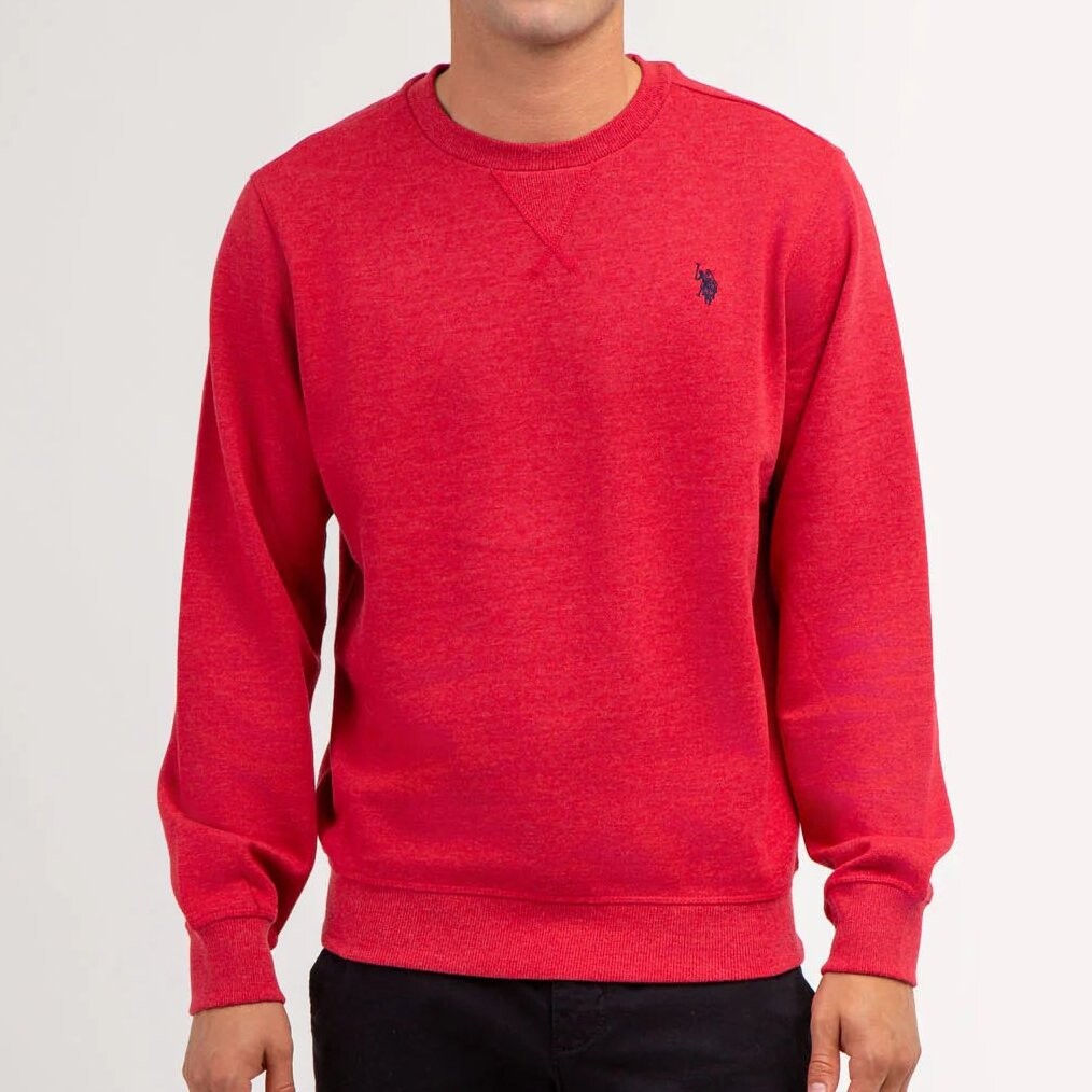 Толстовка U.S. Polo Assn. с круглым вырезом, красный 
Толстовка U.S. Polo Assn. с круглым вырезом, красный