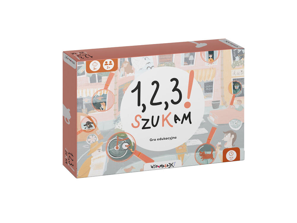 Сторонники 1,2,3! Я ищу, развивающая игра, Smart Kids Media wspomagajki
Сторонники 1,2,3! Я ищу, развивающая игра, Smart Kids Media wspomagajki