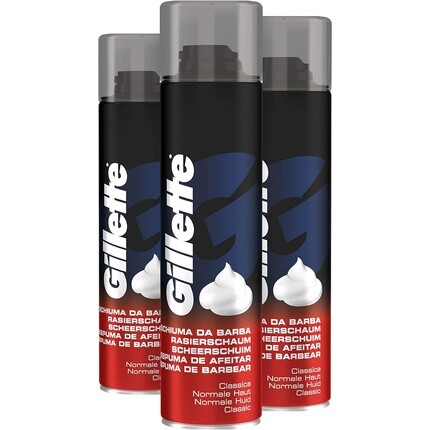 Gillette Мужская пена для бритья для нормальной кожи успокаивает и освежает кожу лица 300 мл
Gillette Мужская пена для бритья для нормальной кожи успокаивает и освежает кожу лица 300 мл