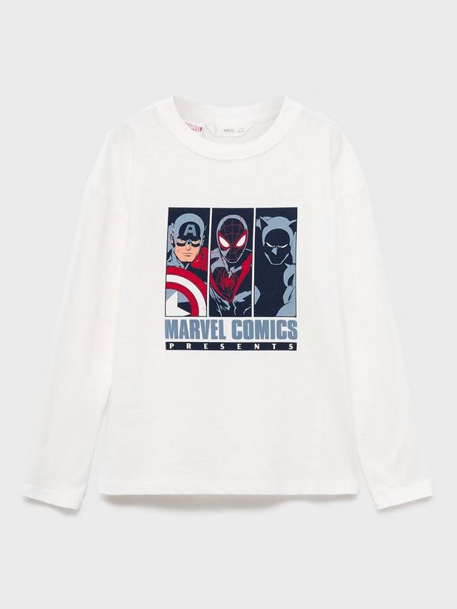 Детская футболка с длинным рукавом Marvel Comics из хлопка Mango, Natural White
Детская футболка с длинным рукавом Marvel Comics из хлопка Mango, Natural White