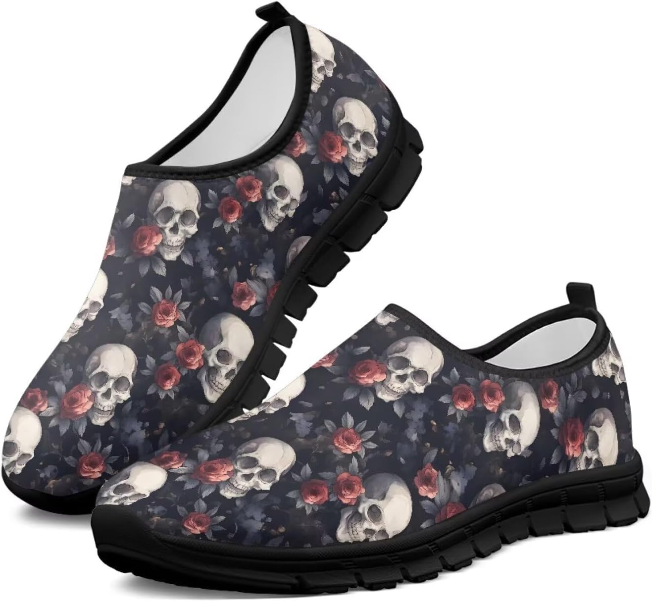 Мужские модные кроссовки Hresuewn, низкие, с противоскользящей подошвой, повседневная обувь для мужчин, удобные для ходьбы, Skull Roses
Мужские модные кроссовки Hresuewn, низкие, с противоскользящей подошвой, повседневная обувь для мужчин, удобные для ходьбы, Skull Roses