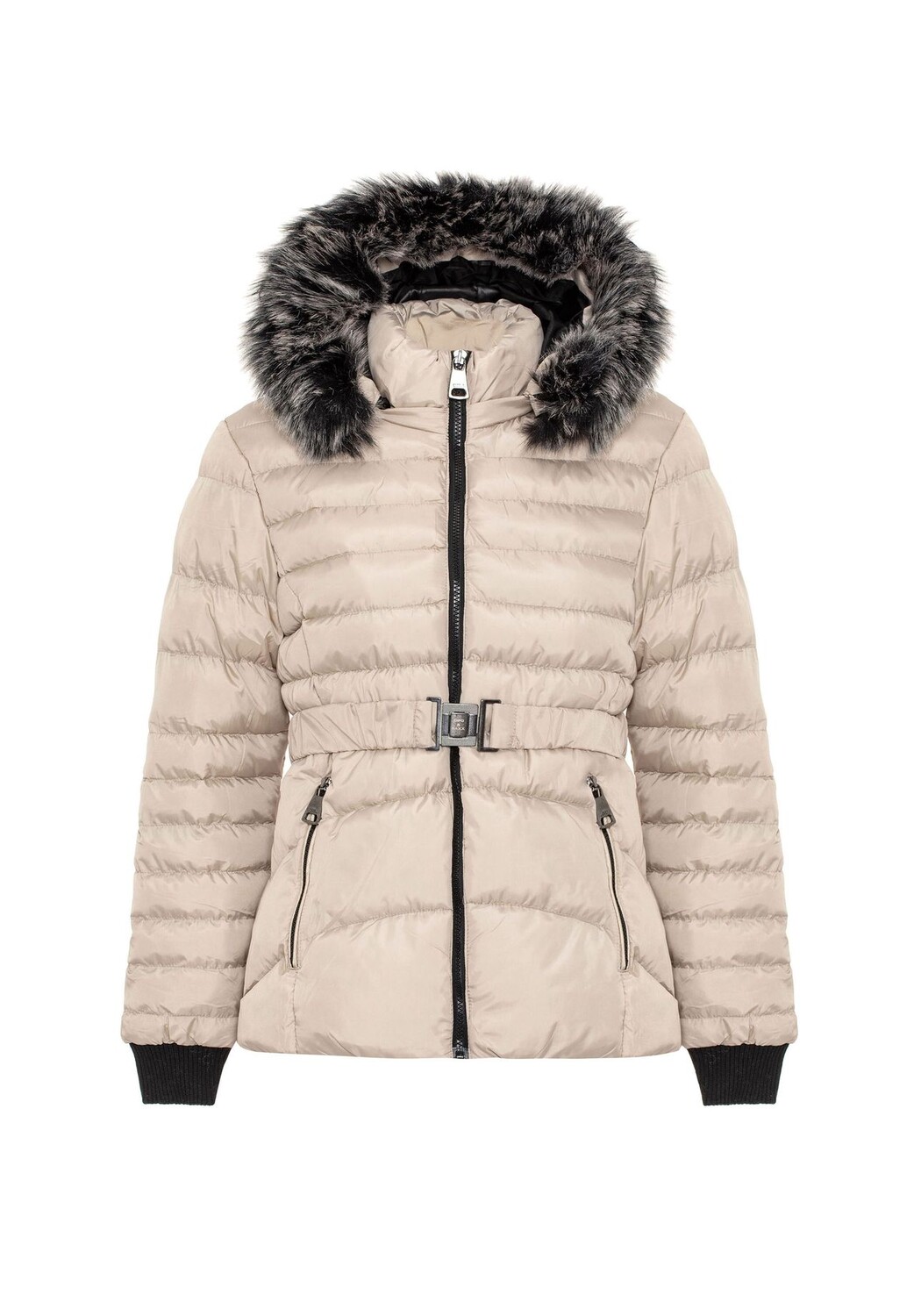 Стеганая куртка с теплым воротником из искусственного меха CIPO & BAXX, бежевый
Стеганая куртка с теплым воротником из искусственного меха CIPO & BAXX, бежевый