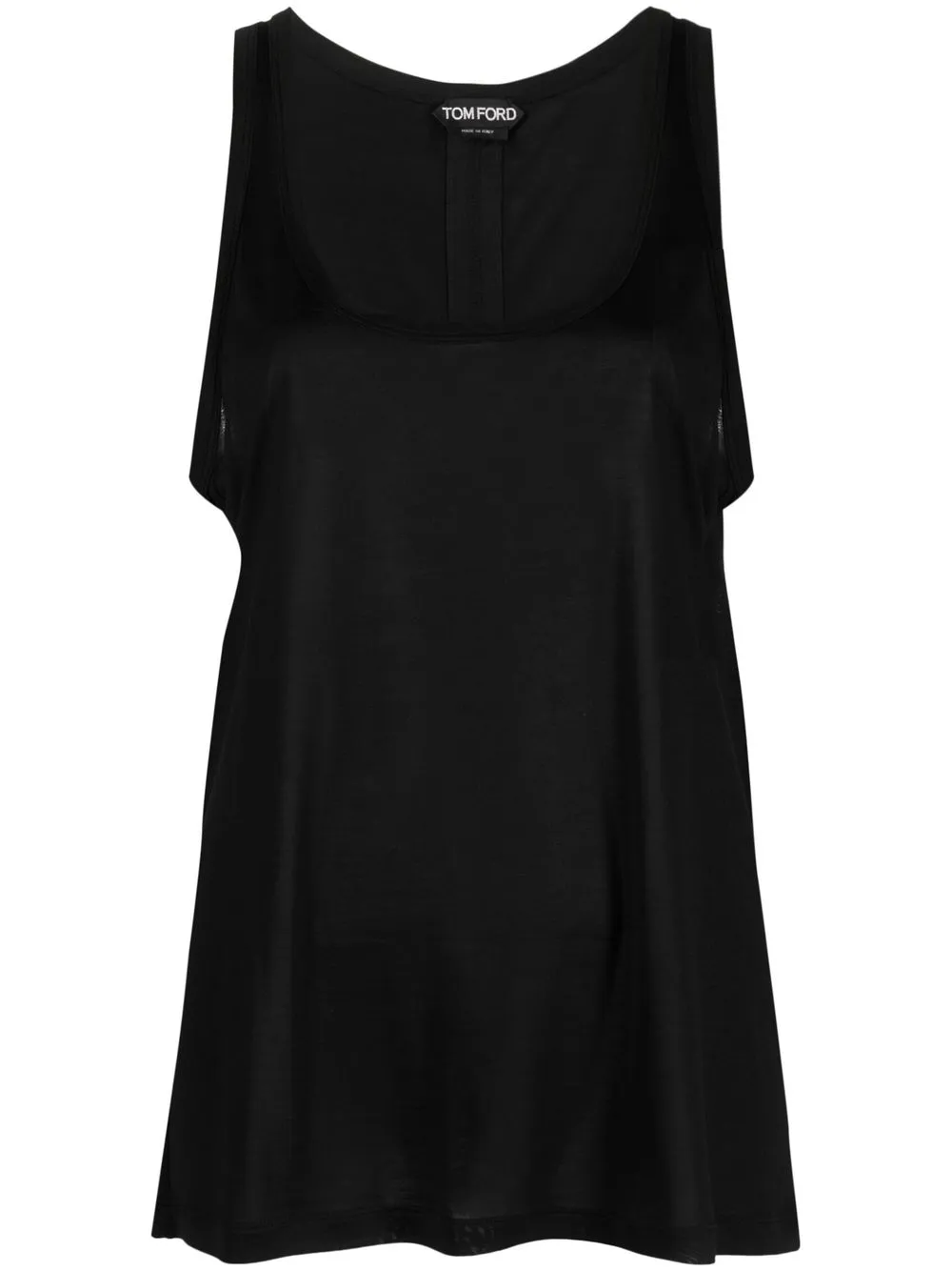 Шелковый топ без рукавов TOM FORD, черный
Шелковый топ без рукавов TOM FORD, черный