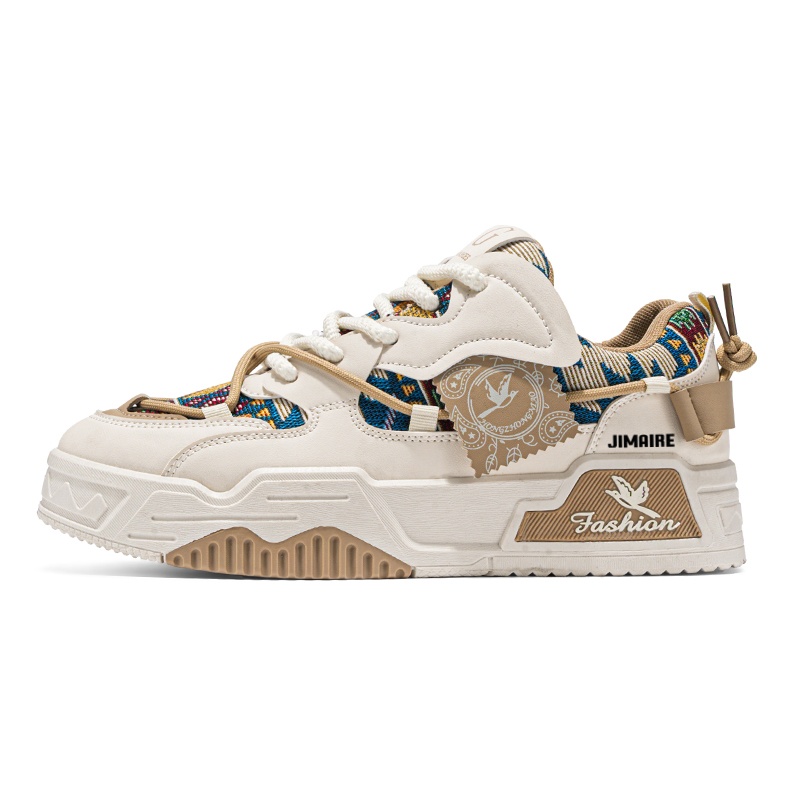 King Jinmai Антискользящие износостойкие низкие скейтерские кроссовки мужские - бежевый кофе, цвет Beige Coffee
King Jinmai Антискользящие износостойкие низкие скейтерские кроссовки мужские - бежевый кофе, цвет Beige Coffee