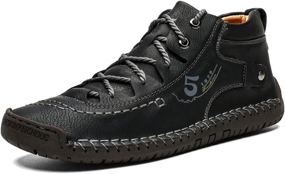 Мужские кожаные повседневные ботинки UPIShi для вождения, прогулок, работы и активного отдыха с шнуровкой, черный
Мужские кожаные повседневные ботинки UPIShi для вождения, прогулок, работы и активного отдыха с шнуровкой, черный