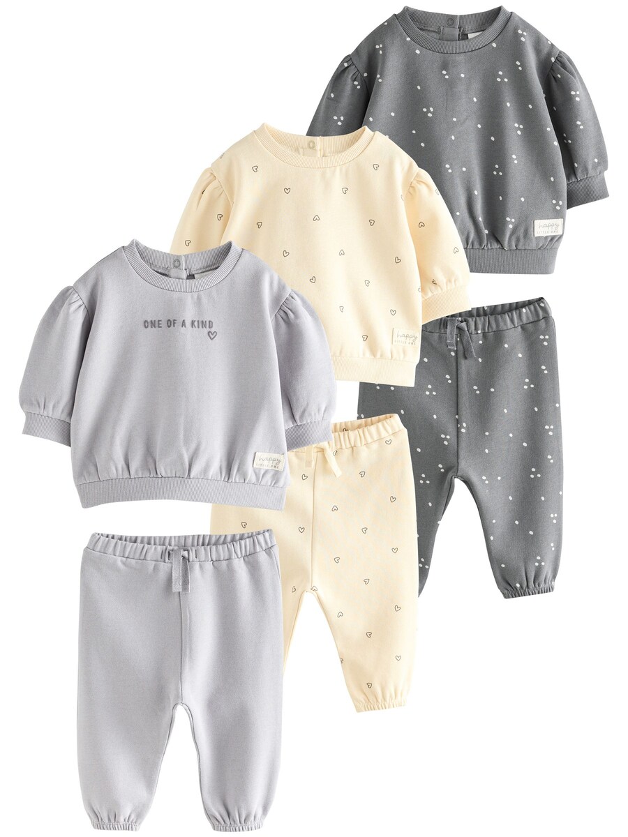 Набор Next, пастельно-желтый/серый/темно-серый
Набор Next, пастельно-желтый/серый/темно-серый