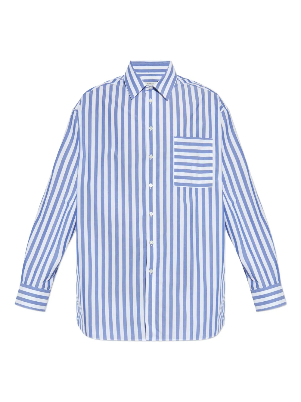 Полосатая рубашка на пуговицах JW ANDERSON, белый
Полосатая рубашка на пуговицах JW ANDERSON, белый