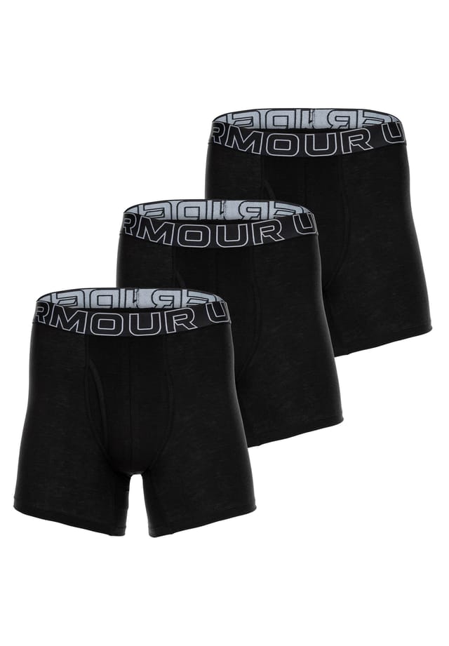 Боксеры комплект из 3 пар - хлопковые трусы-боксеры с эластичной хлопковой смесью однотонные Under Armour, черный
Боксеры комплект из 3 пар - хлопковые трусы-боксеры с эластичной хлопковой смесью однотонные Under Armour, черный