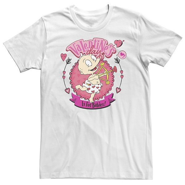 Футболка с портретом купидона Томми Big & tall Rugrats Valentine's Day is for babies Licensed Character
Футболка с портретом купидона Томми Big & tall Rugrats Valentine's Day is for babies Licensed Character