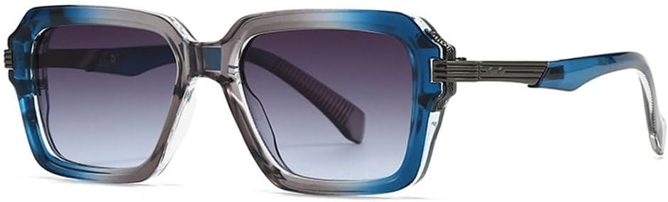 Мужские солнцезащитные очки в стиле ретро с двухцветной оправой и заклепками, женские очки с синим градиентом, защита от УФ-излучения UV400, модные панк-очки KTUCN, C3 Blue Gray
Мужские солнцезащитные очки в стиле ретро с двухцветной оправой и заклепками, женские очки с синим градиентом, защита от УФ-излучения UV400, модные панк-очки KTUCN, C3 Blue Gray