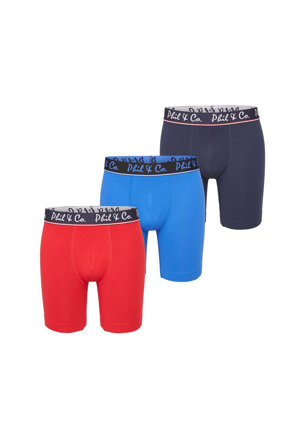 Брюки в стиле ретро, длинные боксеры из джерси Phil & Co. Berlin, цвет Navy Red Blue Herren
Брюки в стиле ретро, длинные боксеры из джерси Phil & Co. Berlin, цвет Navy Red Blue Herren