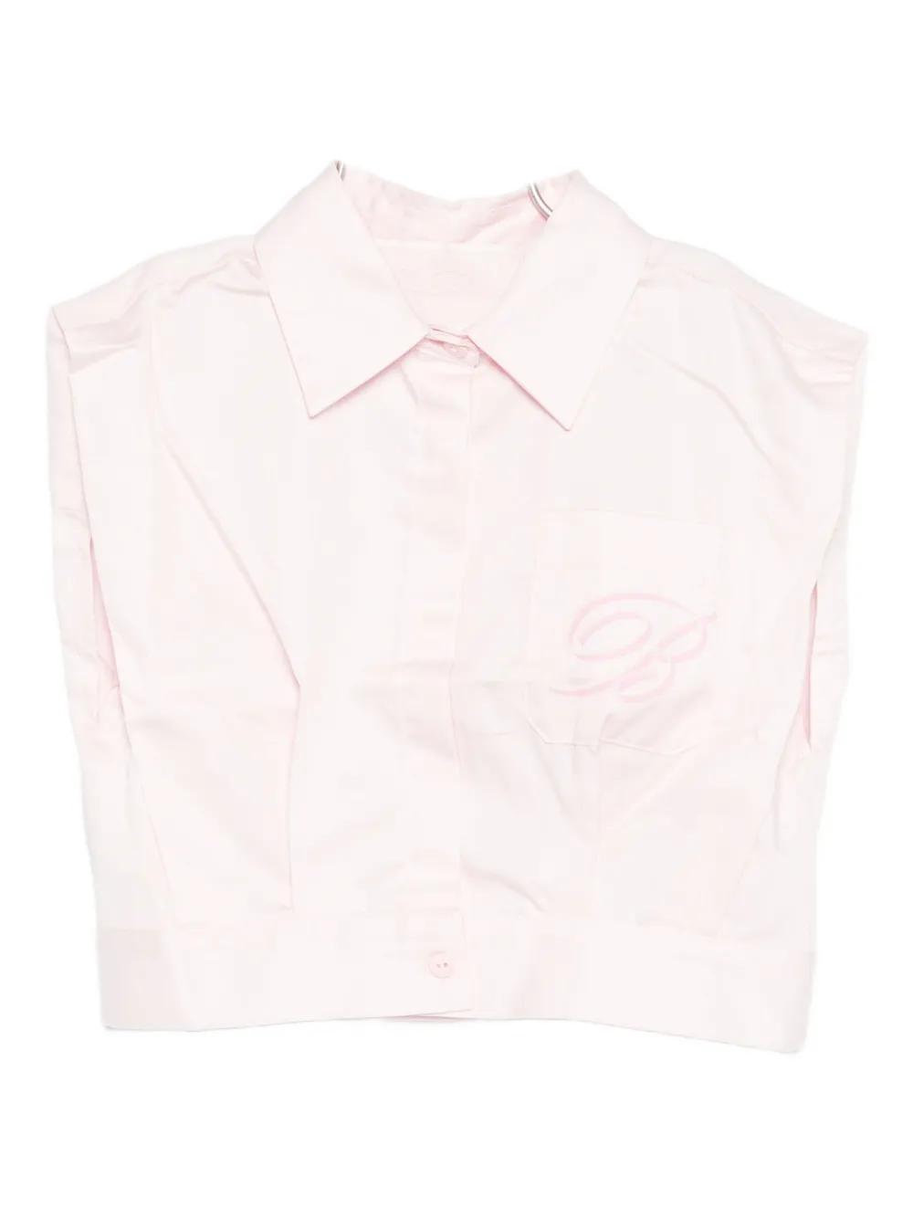 Рубашка с вышитым карманом Miss Blumarine, розовый
Рубашка с вышитым карманом Miss Blumarine, розовый
