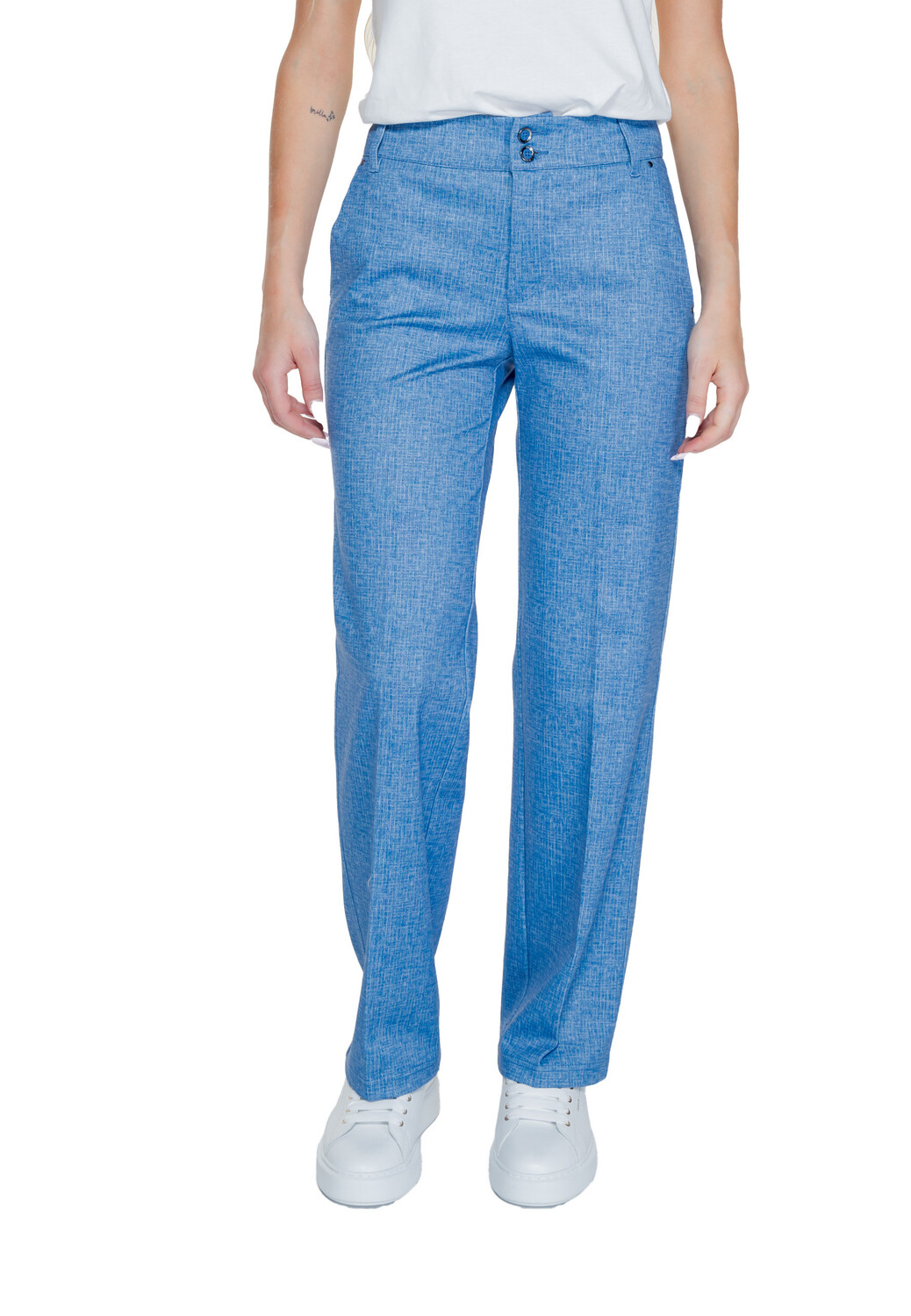 Брюки женские Street One прямого кроя, светло-голубой
Брюки женские Street One прямого кроя, светло-голубой