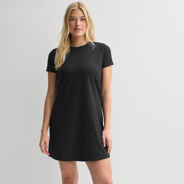 Женское базовое мягкое платье-футболка Tek Gear, черный
Женское базовое мягкое платье-футболка Tek Gear, черный