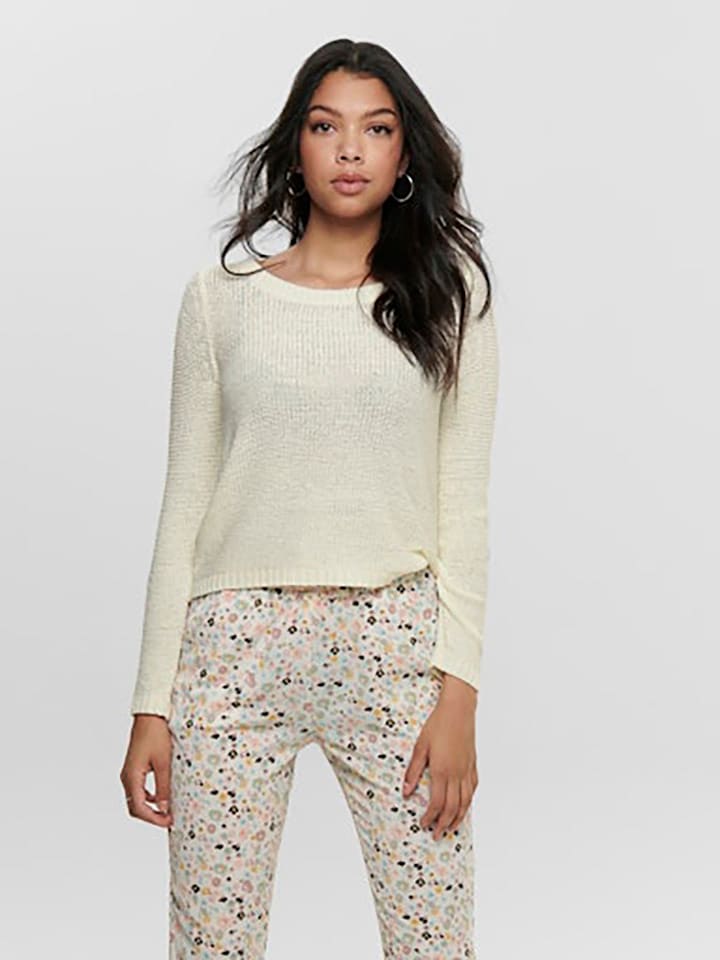 Пуловер ONLY, кремовый 
Пуловер ONLY, кремовый