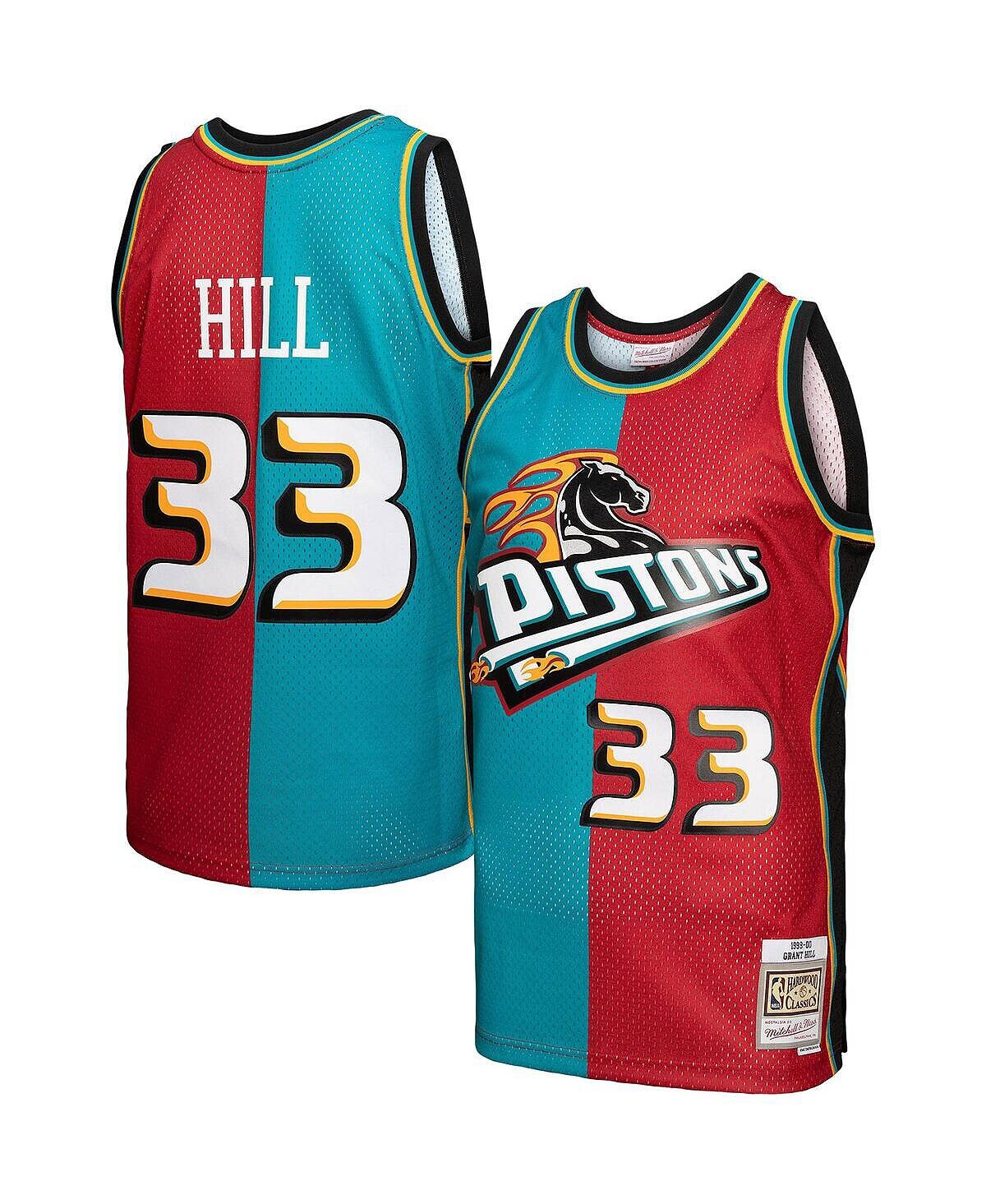 Мужская футболка grant hill teal, red detroit pistons hardwood classics 1999-00 split swingman jersey Mitchell & Ness, мульти
Мужская футболка grant hill teal, red detroit pistons hardwood classics 1999-00 split swingman jersey Mitchell & Ness, мульти
