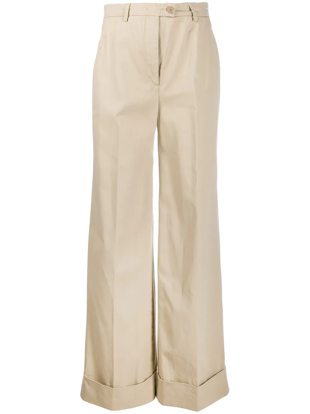 Расклешенные брюки с завышенной талией ASPESI, нейтральный
Расклешенные брюки с завышенной талией ASPESI, нейтральный