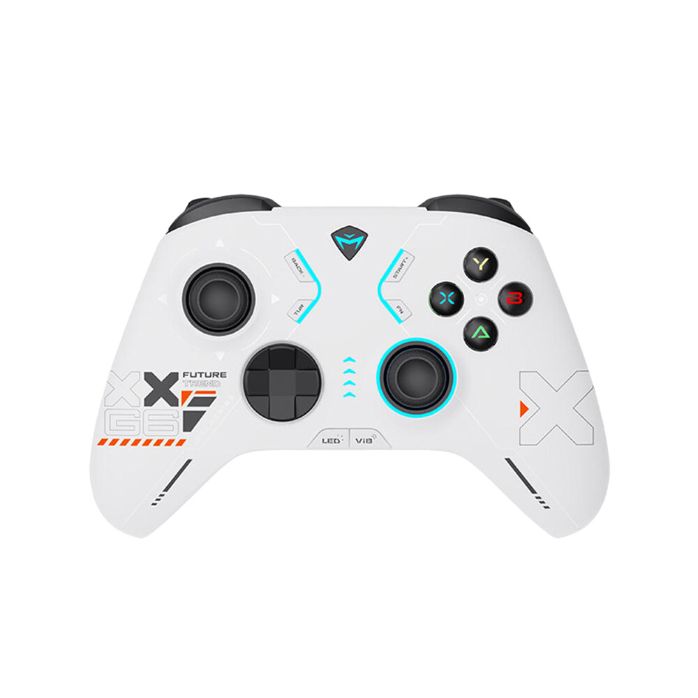 Беспроводной геймпад Machenike G6 Elite, белый
Беспроводной геймпад Machenike G6 Elite, белый