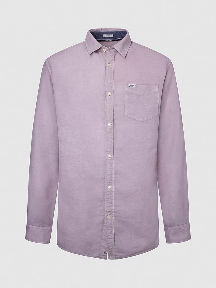 Рубашка Pepe Jeans Regular fit, фиолетовый
Рубашка Pepe Jeans Regular fit, фиолетовый