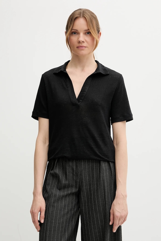 Льняная поло United Colors Of Benetton, черный
Льняная поло United Colors Of Benetton, черный