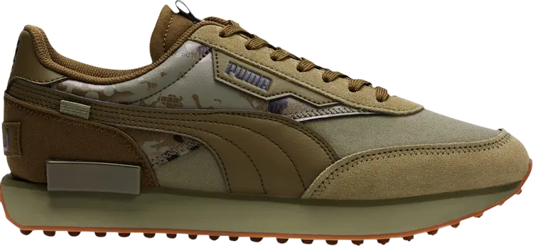 Кроссовки Puma Future Rider NYC - Dark Olive Camo, зеленый
Кроссовки Puma Future Rider NYC - Dark Olive Camo, зеленый