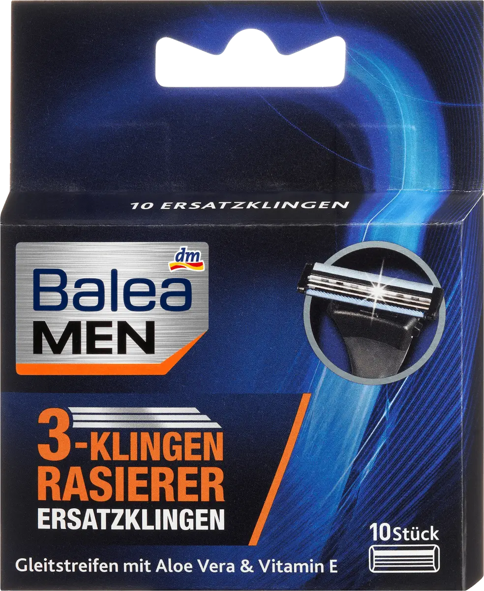 Лезвия для бритвы бритвы с 3 лезвиями 10 шт. Balea
Лезвия для бритвы бритвы с 3 лезвиями 10 шт. Balea