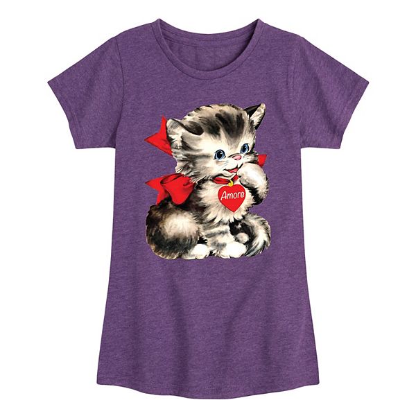 Футболка с принтом Valentine's kitten для девочек 7-16 лет Licensed Character, Heather Purple
Футболка с принтом Valentine's kitten для девочек 7-16 лет Licensed Character, Heather Purple