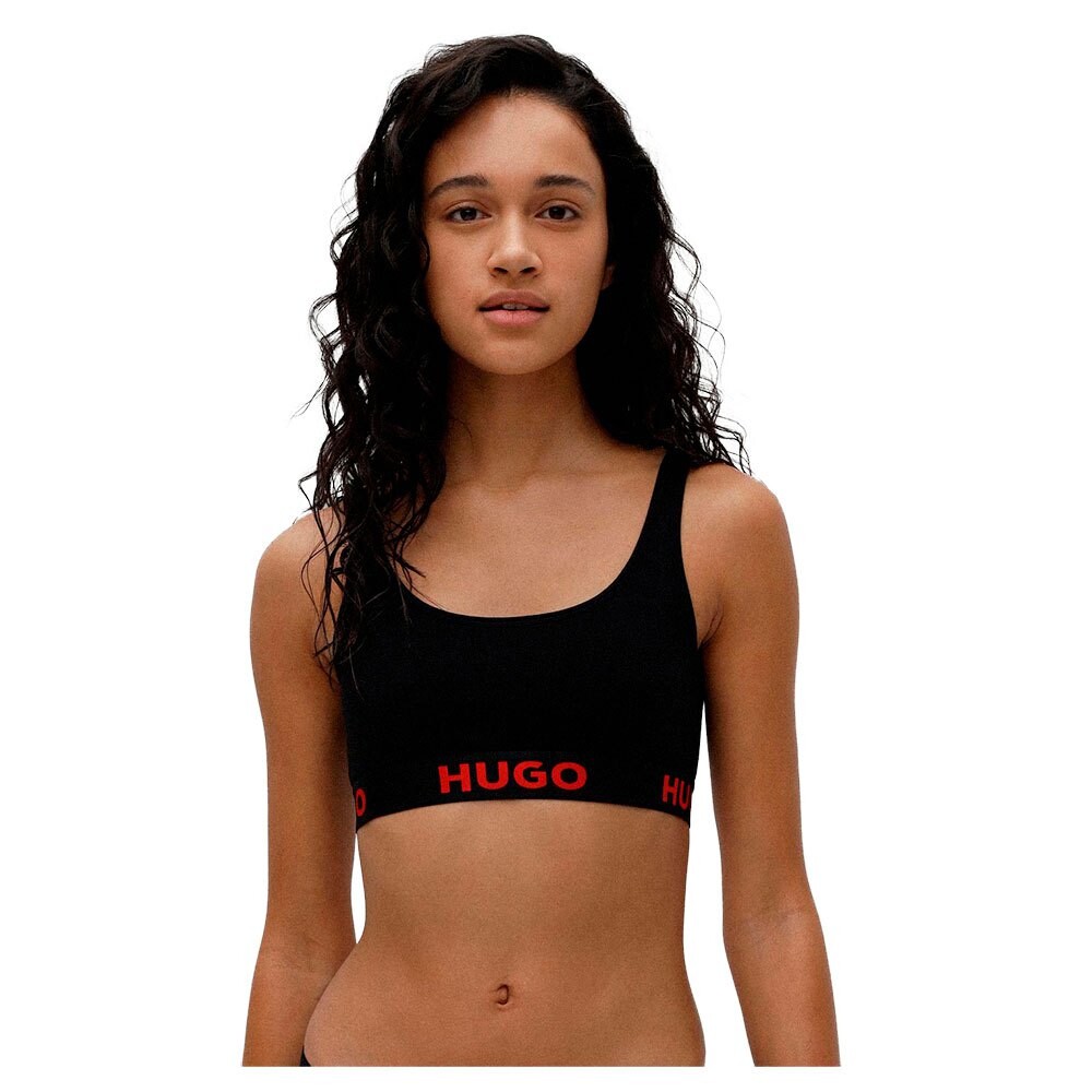Бюстгальтер HUGO Sporty Logo, черный 
Бюстгальтер HUGO Sporty Logo, черный