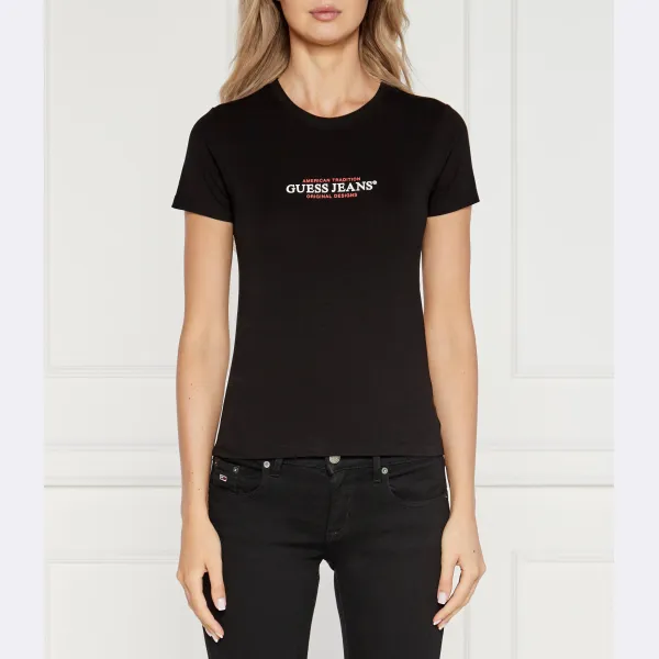 Американская футболка узкого кроя Guess, черный
Американская футболка узкого кроя Guess, черный