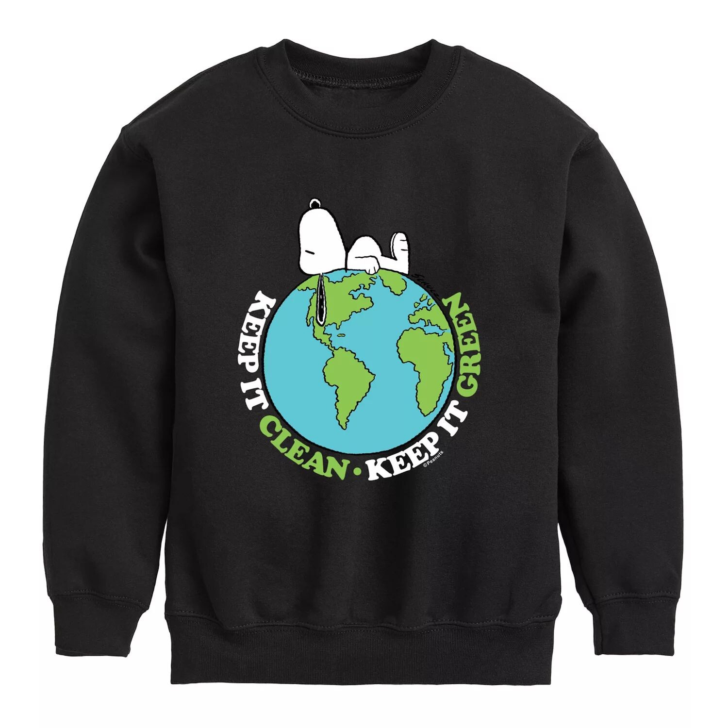 Флисовый свитшот с рисунком Peanuts Keep It Green Earth для мальчиков 8–20 лет Licensed Character, черный
Флисовый свитшот с рисунком Peanuts Keep It Green Earth для мальчиков 8–20 лет Licensed Character, черный
