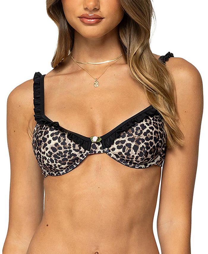 Deeva Leopard Бюстье-топ с чашечками Edikted, мультиколор
Deeva Leopard Бюстье-топ с чашечками Edikted, мультиколор