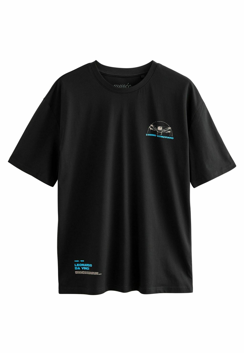 Футболка с принтом LICENCE DA VINCI Next, черный 
Футболка с принтом LICENCE DA VINCI Next, черный