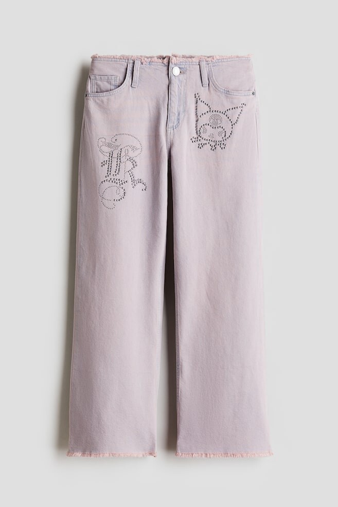 Джинсы мешковатого кроя bootcut H&M, розовый
Джинсы мешковатого кроя bootcut H&M, розовый