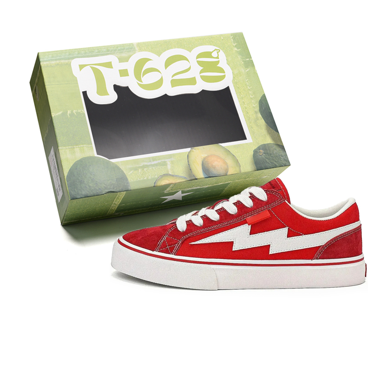 T628 Кроссовки для скейтбординга с амортизацией, низкие, унисекс, красные, выбор менеджера магазина, цвет Red Box-Store Manager's Recommendation
T628 Кроссовки для скейтбординга с амортизацией, низкие, унисекс, красные, выбор менеджера магазина, цвет Red Box-Store Manager's Recommendation